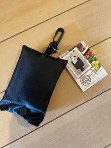 パール金属　マルチェ　エコバッグ（ブラック）　１枚の商品写真