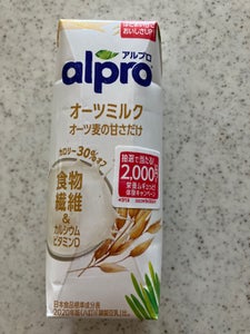 ダノンアルプロ食物繊維オーツ麦の甘さだけ２５０ｍｌの商品写真