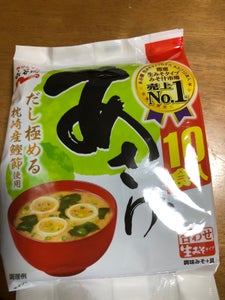 永谷園　生タイプみそ汁あさげ徳用１０食入　１８１ｇの商品写真