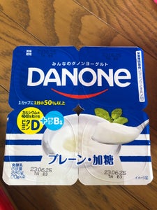 ダノン　ヨーグルトプレーン　加糖　７０ｇ×４の商品写真
