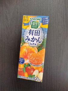 カゴメ　野菜生活　有田みかんミックス　１９５ｍｌの商品写真