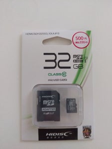 HIDISK MICROSDHCカード32GBの商品写真