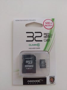 ＨＩＤＩＳＫ　ＭＩＣＲＯＳＤＨＣカード３２ＧＢのレビュー画像