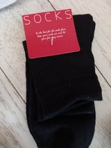 スクウェア 透かし柄ソックス