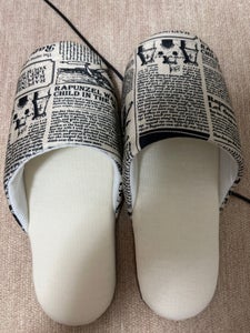 武田　フィットスリッパ英字新聞　１Ｐの商品写真