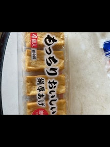 ケーエスフーズ もっちりおいしい絹厚揚げ 4個のレビュー画像