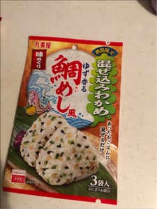 混ぜ込みわかめ味めぐりゆず香る鯛めし風 10.2gのレビュー画像
