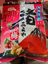 栗山米菓 渚あられ梅味 92g