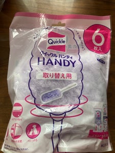 花王　クイックル　ハンディ　取り替え用　６枚の商品写真