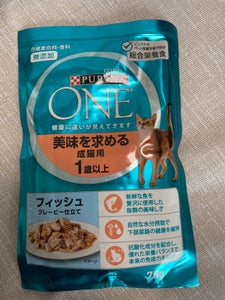 ピュリナワンキャット美味成猫用1歳フィッシュ70g