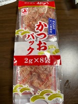 まるじょう かつおパック 2g×8