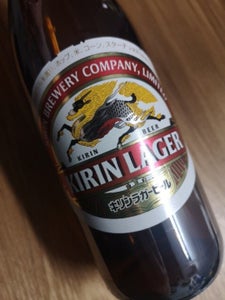 キリン　ラガービール　中びん　５００ｍｌの商品写真