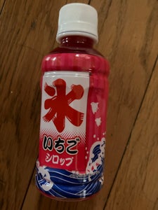 齋藤飲料工業　かき氷　いちごシロップ　２００ｍｌのレビュー画像