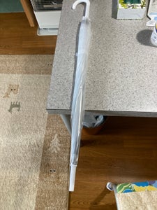 手開き傘透明　５５ｃｍ