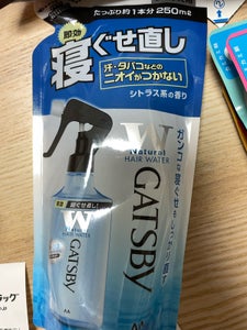 ギャツビー　寝ぐせ直しウォーター詰替用　２５０ｍｌのレビュー画像