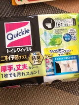 トイレクイックルニオイ予防プラス シトラス替16枚