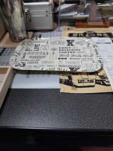 松野工業　ミニカフェトレイ手書き風のレビュー画像