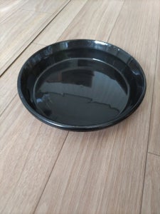 アップルウェアー　鉢皿Ｆ型７号　ブラックのレビュー画像