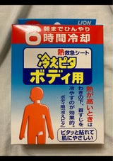 ライオン 冷えピタ ボディ用 大人用 12枚
