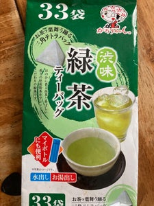 宇治森徳　渋味緑茶　ティーバッグ　４ｇ×３３のレビュー画像