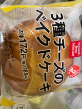 ヤマザキ 3種チ-ズのベイクドケ-キ