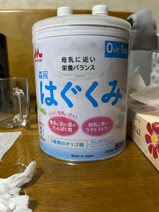 森永乳業　ドライミルク　はぐくみ　大缶　８１０ｇの商品写真