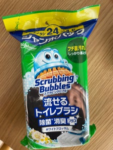 ＳＢ　流せるトイレブラシ除菌消臭ＷＢ替え　２４個のレビュー画像