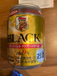 ブラックニッカ　クリアハイボール　缶　２５０ｍｌの商品写真