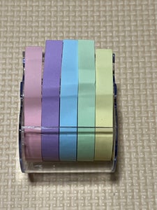 エコー金属 テープふせん紙パステル 5Pのレビュー画像