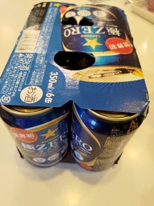 サッポロ　極ＺＥＲＯ　缶　３５０ｍｌ×６の商品写真