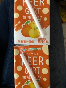 熊本県酪農業　ピアグルト柑橘ミックス　２５０ｍｌの商品写真