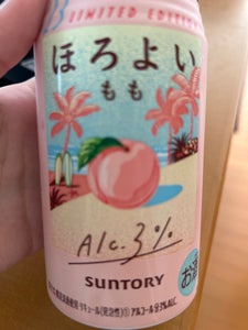 サントリー ほろよい もも 缶 350mlのレビュー画像
