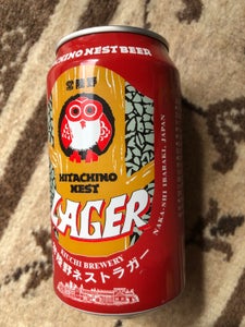 常陸野ネストビール　ラガー　缶　３５０ｍｌ