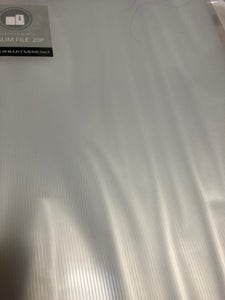 サンノート A4スリムファイル クリア 20Pのレビュー画像