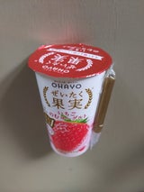 オハヨー ぜいたく果実いちごのむヨーグルト190g