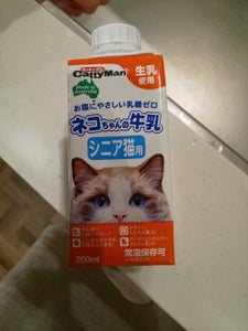 ネコちゃんの牛乳　シニア猫用　２００ｍｌのレビュー画像
