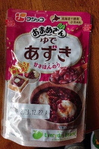 フジッコ　おまめさんゆであずき　１５０ｇのレビュー画像