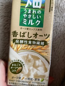 畑うまれのやさしいミルクなめらかオーツ　２００ｍｌの商品写真