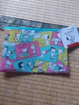 共和文具 スヌーピー 平型ポーチ クラシック柄