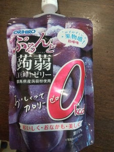オリヒロ　ぷるんと蒟蒻ＳＴゼロ巨峰　１３０ｇのレビュー画像