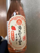 友桝飲料 湯あがり堂サイダーあまおう 瓶 95ml