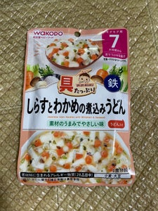 グーグーキッチンしらすとわかめの煮込みうどん80gの商品写真