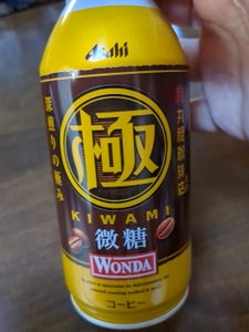 アサヒ　ワンダ　極微糖　ボトル缶　３７０ｇの商品写真