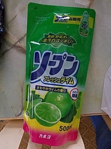 カネヨ石鹸　ソープン　フレッシュ　詰替　５００ｍｌの商品写真