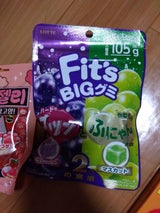 Fit’sBIGグミグレープ&マスカット 105g