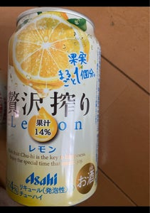 アサヒ　贅沢搾り　レモン　缶　３５０ｍｌの商品写真