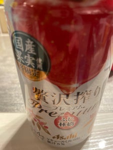 贅沢搾りプレミアム国産ふじ林檎冬限定缶 350mlの商品写真