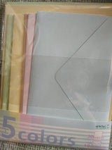 ミドリ 5カラーレターセット