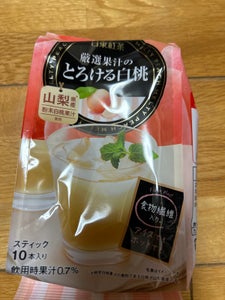 日東紅茶　厳選果汁のとろける白桃　９．５ｇ×１０の商品写真