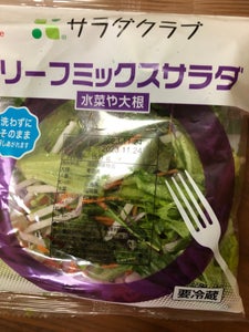 サラダクラブ　リーフミックスサラダ水菜や大根６８ｇの商品写真